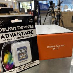 Sony ZV1F Digital Camera + SD Card