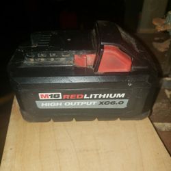 Milwaukee High Output 6.0 Battery