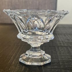 Vintage Crystal Pedestal Bowl