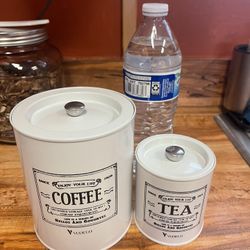 Coffee And Tea Canister 