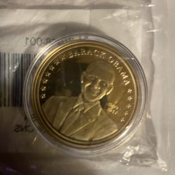Barack Obama president coin