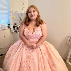 Pink Quince Dress! *comes with 2 hoop skirts*
