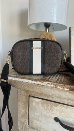 Small Michael Kors Brown Signature Crossbody Bag