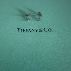 .45 Carat Tiffany And Co Diamond Earrings