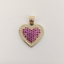 10kt Real Gold Heart Pendant