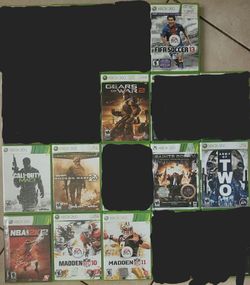XBOX 360 VIDEO GAMES