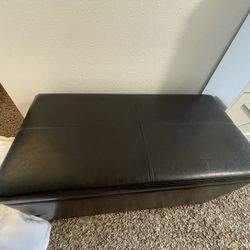 Ottoman ( Storage ) - Black ( Dark Brown )