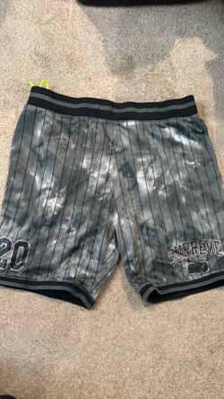 Supreme Dyed Basketball Short Black/Gray Fall Winter 2020 Men’s Size XL