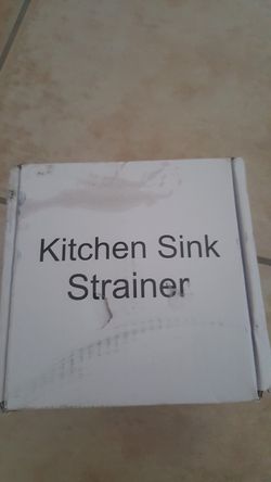 Brand New kitchen sink strainer in stainless steel