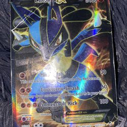 Full Art Lucario EX Pokémon Card