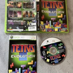 Tetris Evolution (Microsoft Xbox 360, 2007) CIB Complete with Manual