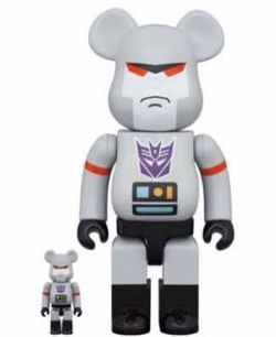 BEARBRICK Transformers Megatron 400% & 100%