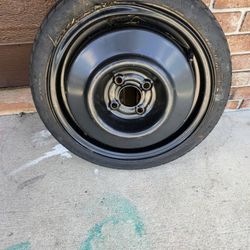 Doughnut spare tire Goodyear T115/70d15 rim 15" 4 lug Honda toyota