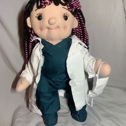 Handmade Nurse Doll With Accessories 