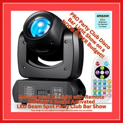 $95 New PRO 120W Moving Head DJ Light – DMX512, LED, Remote