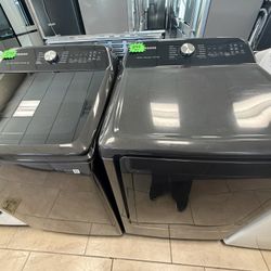 Samsung Bespoke Washer And Gas Dryer 