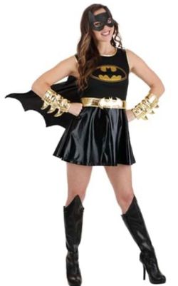 official DC Comics Batgirl costume dress by Rubie's Sz L