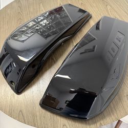 Vivid Black Saddlebag Lids for Harley CVO Road Street Glide FLTRX 2024-