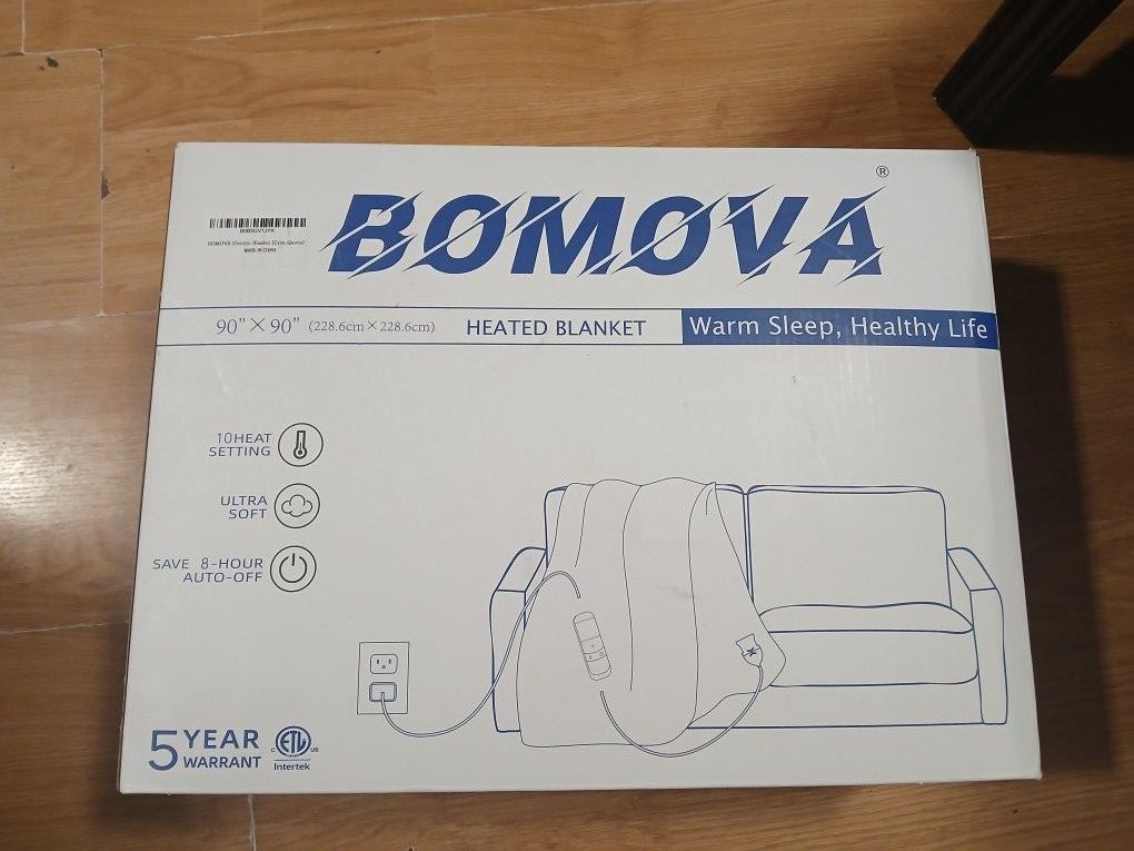 New Bomova Heated Blanket