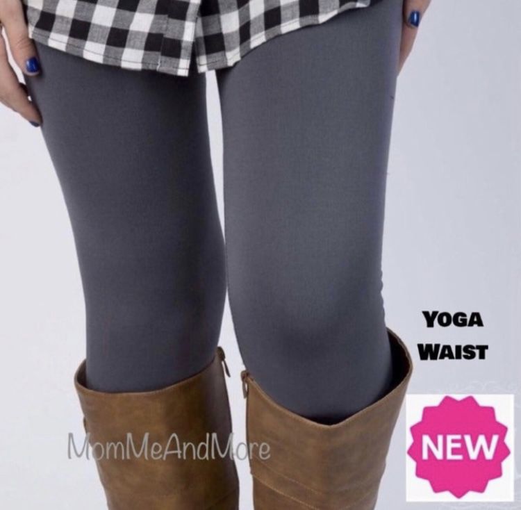 NEW Womens Gray Leggings Soft As Lularoe OS/TC for Sale in