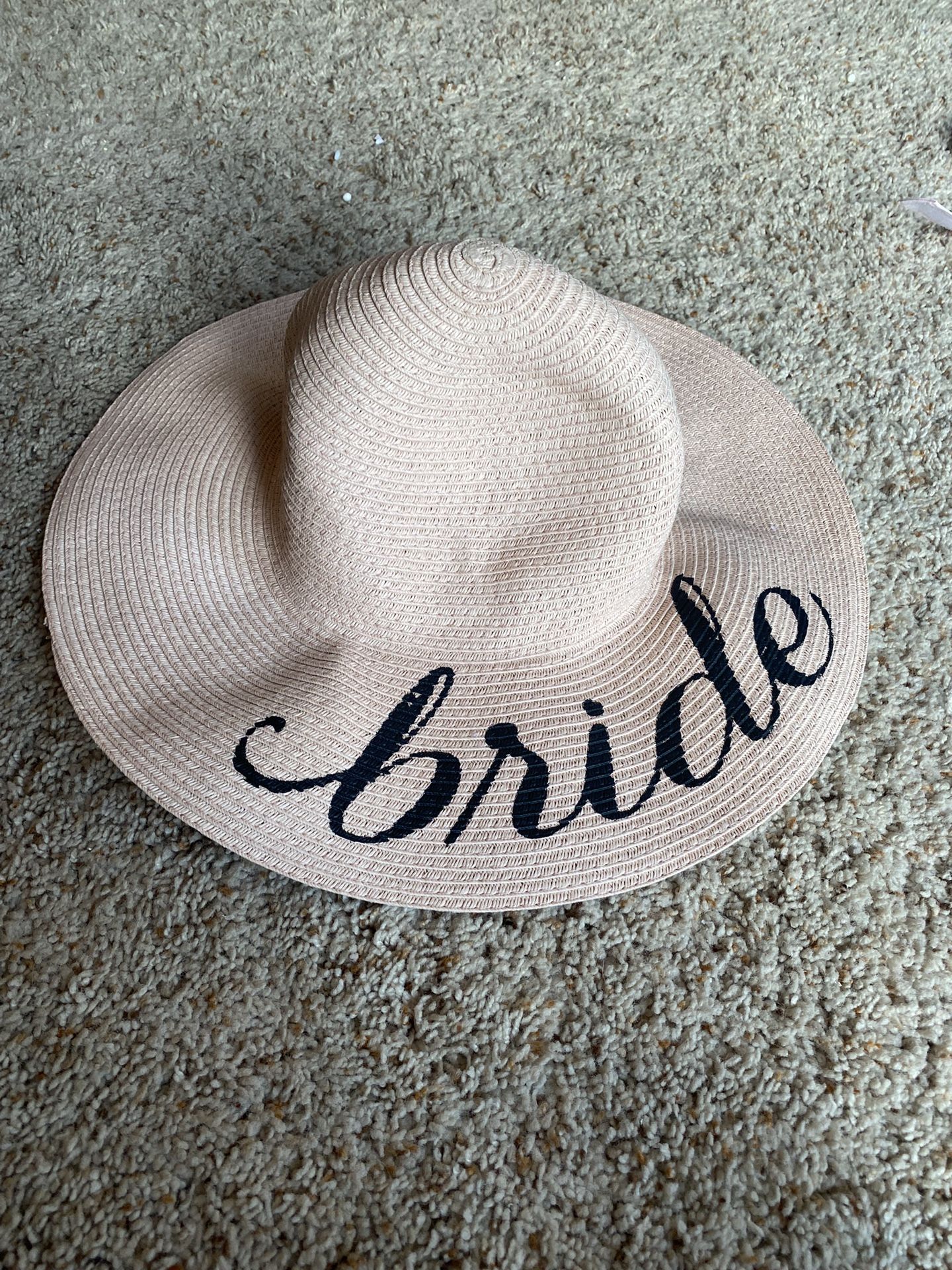 *WEDDING ITEMS* Pink “BRIDE” Hat.