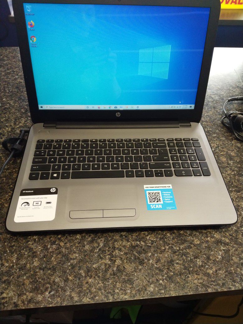 HP Laptop Windows 10 With Office, Webcam, Quad Core with Radeon Graphics