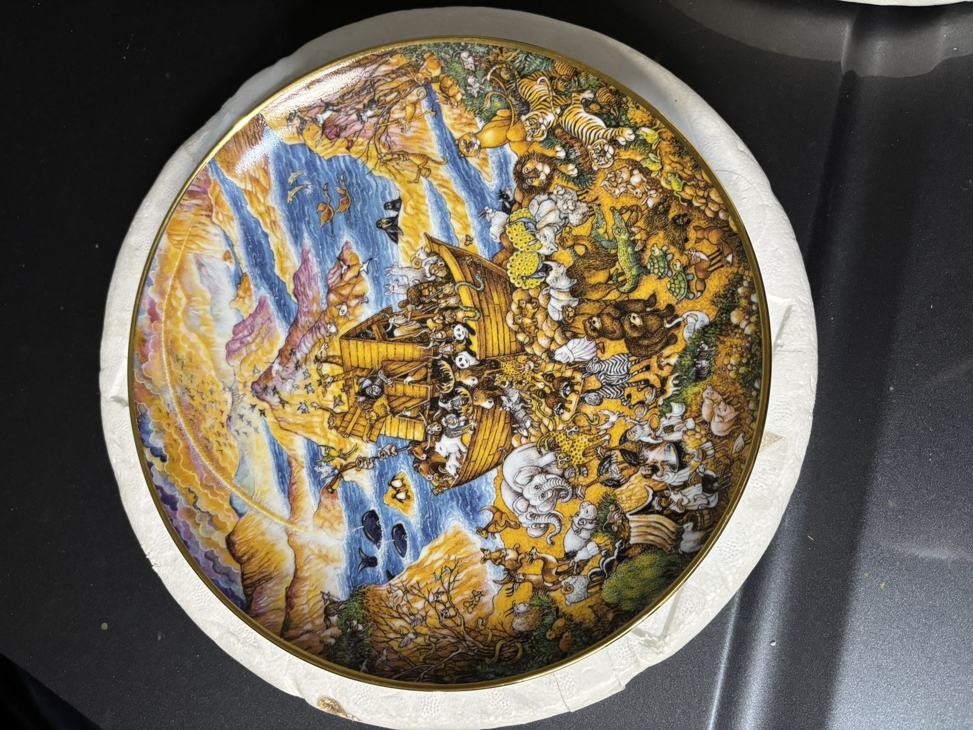 Two By Two by Bill Bell Porcelain Collectors Plate