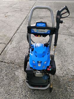 Subaru electric start 3100psi pressure washer