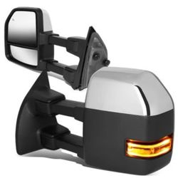 99-07 Ford F250 F350 F450 F550 Super Duty Towing Mirrors Espejos Retrovisores