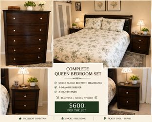 Complete Queen Bedroom Set