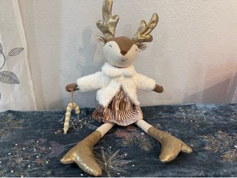 Christmas reindeer plush