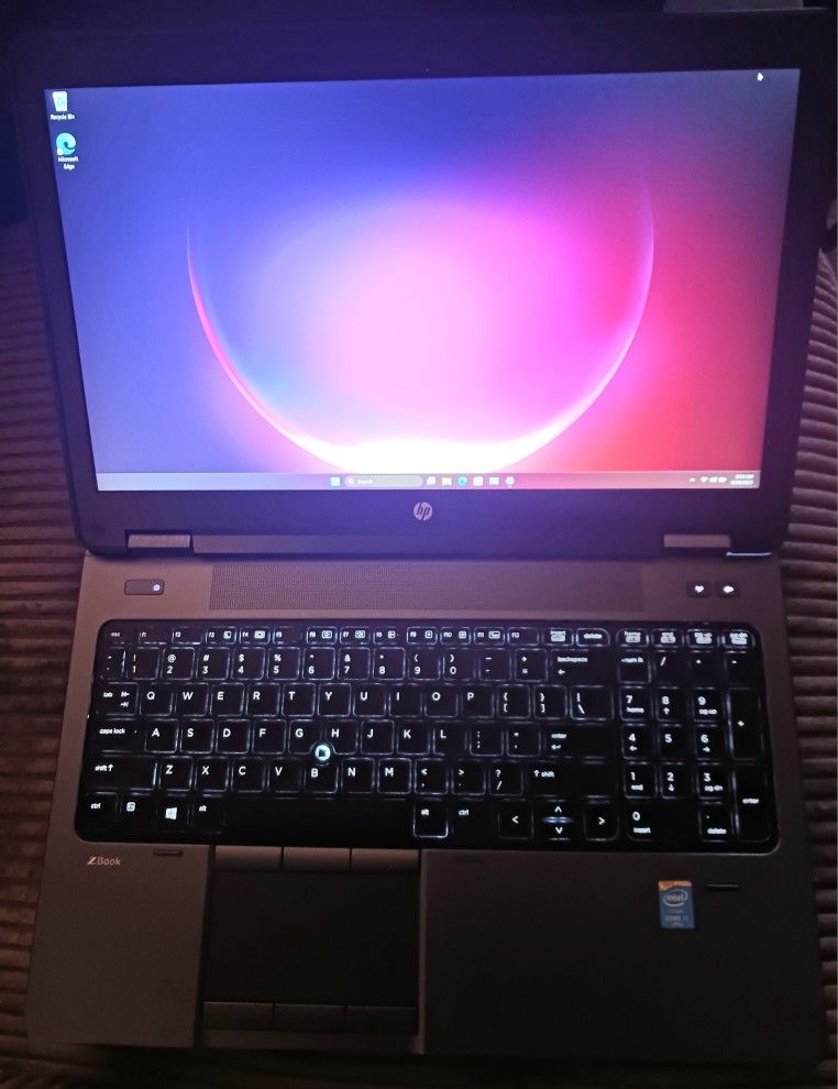 High Speed HP ZBook Laptop Intel Core i7 16 GB RAM 500 GB SSD 1080P LCD Webcam Nvidia DDR5 Graphics Windows 11 Professional 