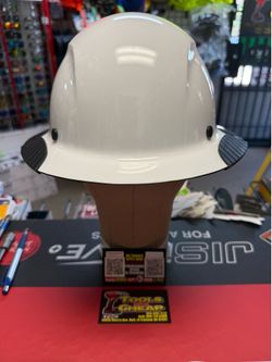 LIFT WHITE & BLACK FULL BRIM SAFETY HARD HAT
