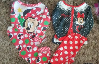 2T minnie mouse pjs