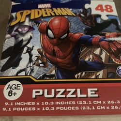 Two 48 Piece Marvel Puzzles