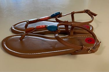 Madden Girl sandals with beaded straps size 6