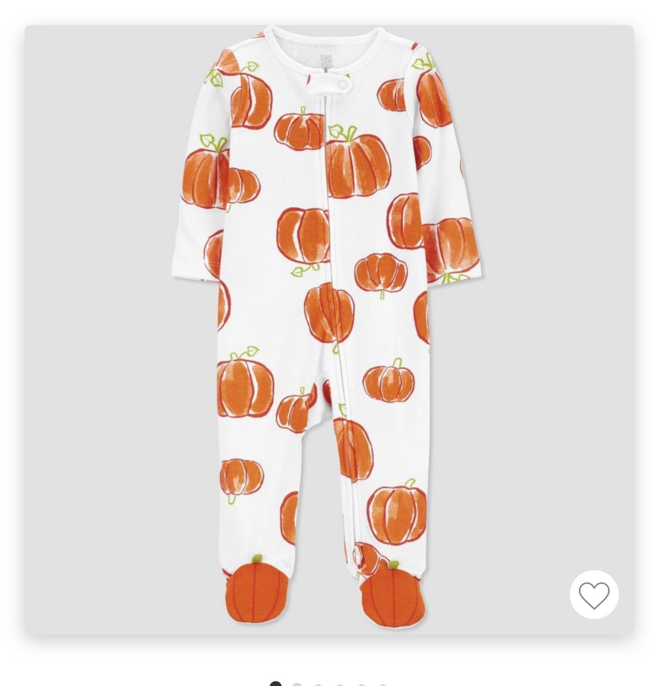New Carter pumpkin -fall one piece 