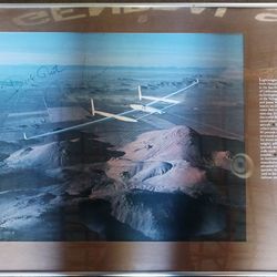 Autographed Picture Of Historic Voyager Flight