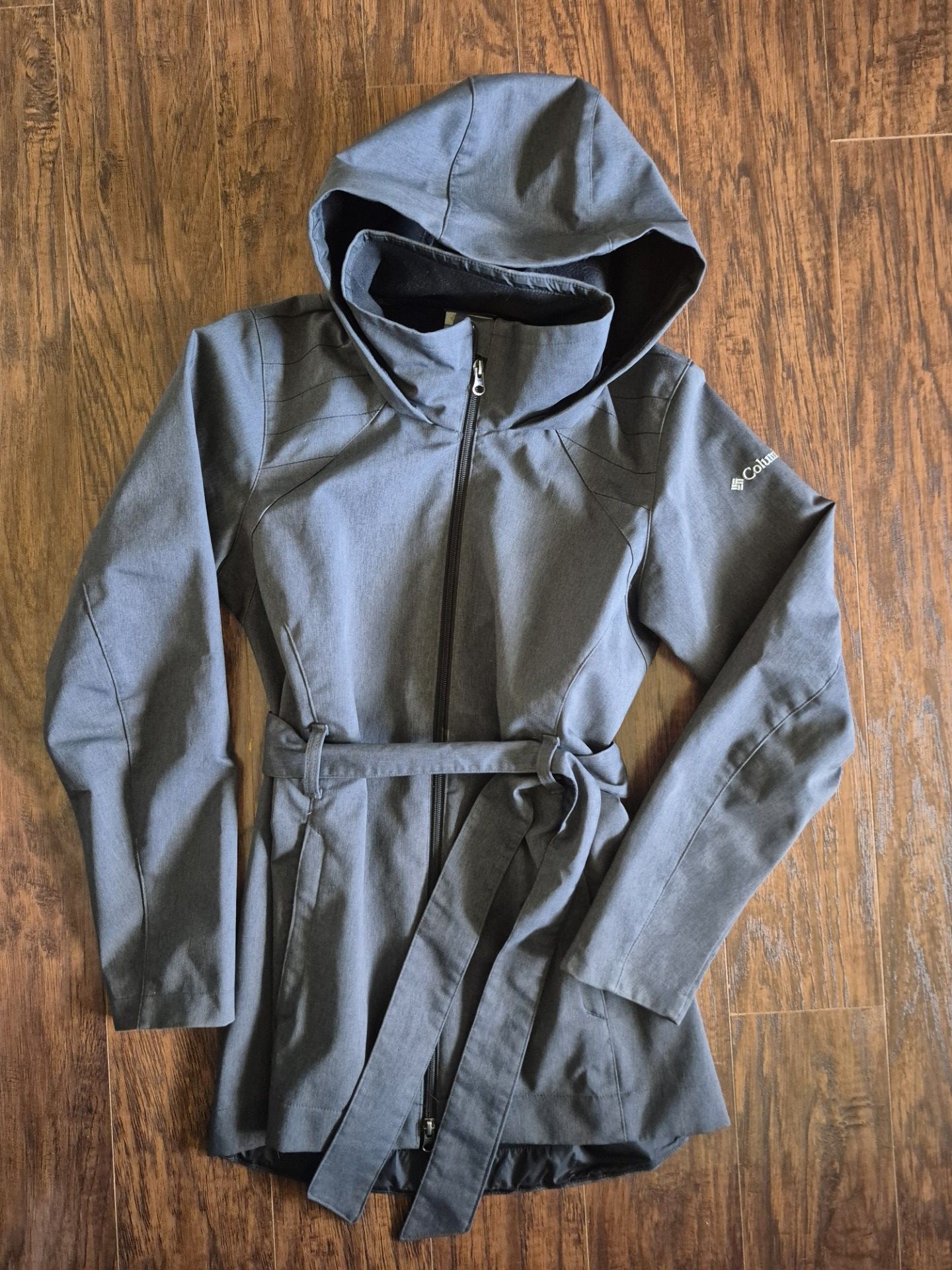 COLUMBIA "Take to The Streets II" Trench Belted Rain Jacket Women's Size Small