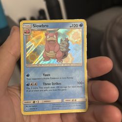 Pokemon card slowbro holo
