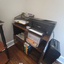 Filing Cabinet /printer Station 