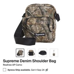 Supreme Denim Shoulder Bag Realtree AP Camo $120