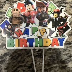 Roblox birthday decor