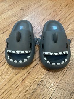 Shark Sandals-Gray