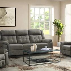 LANE 59933 - 3PC RECLINING SOFA,LOVESEAT,CHAIR SET 

