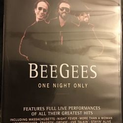 DVD -Bee Gees- One Night Only- Live Performances Of Their Greatest Hits- Collector ‘s List