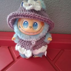 Crochet Outfits For 13cm Labubu Doll