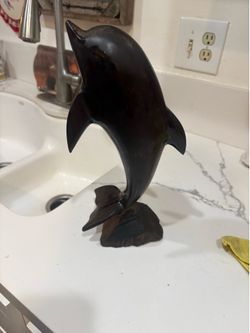 Wooden dolphin