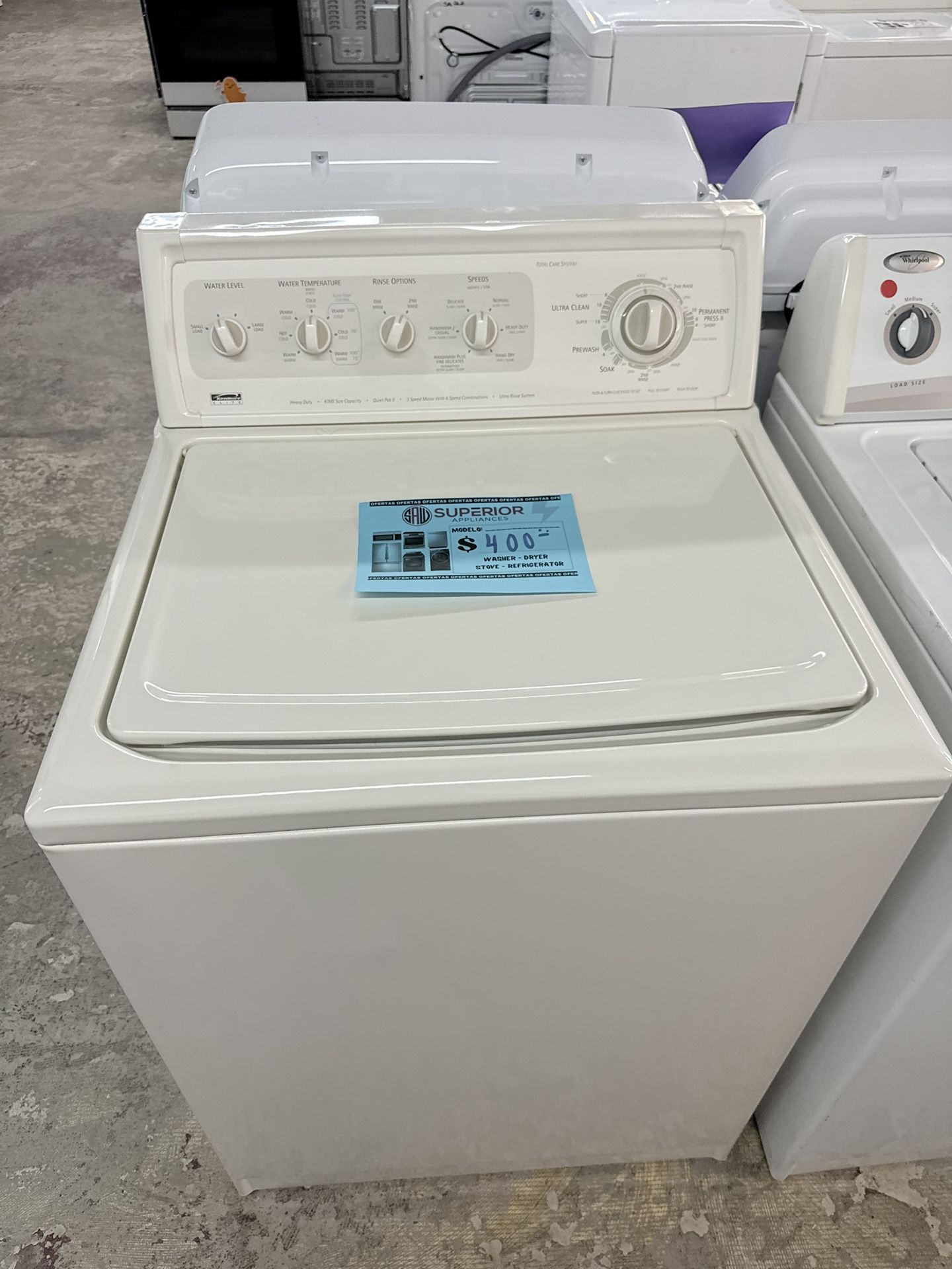 KENMORE DIRECT DRIVE OLD SCHOOL WASHER