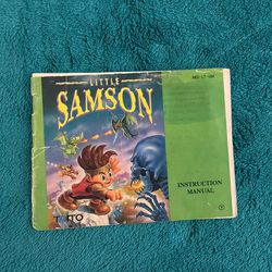 Nintendo NES Little Samson Manual 